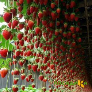 Клубника ампельная Анастасия купить по цене от 370р. в интернет-магазине «Посадика» с доставкой почтой в в Губкинскийе и по всей России – [изображение №1].