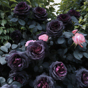 Роза Черная купить по цене от 450р. в интернет-магазине «Посадика» с доставкой почтой в в Губкинскийе и по всей России – [изображение №1].